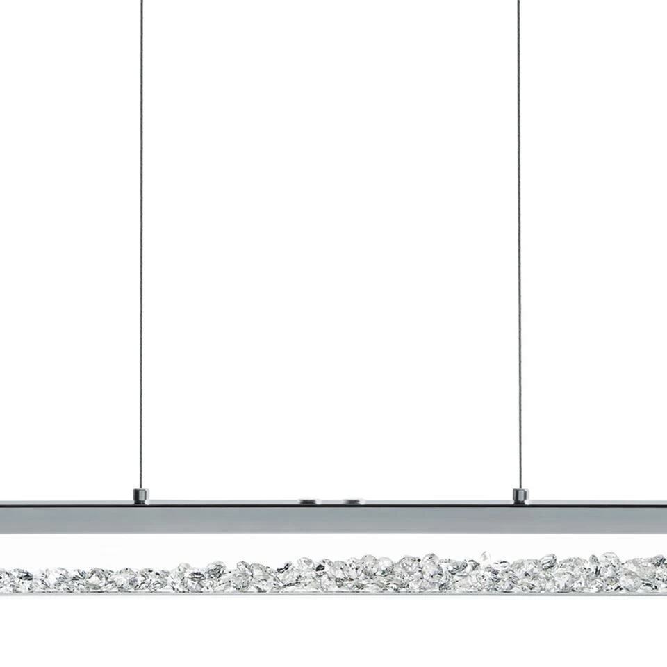 EGLO Cardito 1 - Hanglamp - Lengte 700mm. - Chroom - Kristal 4 EGLO Cardito 1 - Hanglamp - Lengte 700mm. - Chroom - Kristal - Afbeelding 2