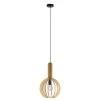 EGLO Velasco Hanglamp - E27 - Ø 31 cm - Ahorn/Zwart 1 EGLO Velasco Hanglamp - E27 - Ø 31 cm - Ahorn/Zwart -Beroemde Verlichtings Winkel 1000070737