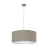 EGLO Pasteri - Hanglamp - 1 Lichts - Ø530mm. - Nikkel-Mat - Taupe 2 EGLO Pasteri - Hanglamp - 1 Lichts - Ø530mm. - Nikkel-Mat - Taupe -Beroemde Verlichtings Winkel 1000070809