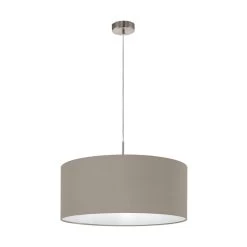 EGLO Pasteri - Hanglamp - 1 Lichts - Ø530mm. - Nikkel-Mat - Taupe