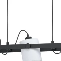 EGLO Hornwood 1 Hanglamp - E27 - 78 cm - Zwart/Wit 8 EGLO Hornwood 1 Hanglamp - E27 - 78 cm - Zwart/Wit -Beroemde Verlichtings Winkel 1000070935 0102