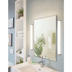 EGLO Gita 2 Wand/Plafondlamp - LED - Lengte 900mm. - Chroom - Wit -Beroemde Verlichtings Winkel 1000072139 0104