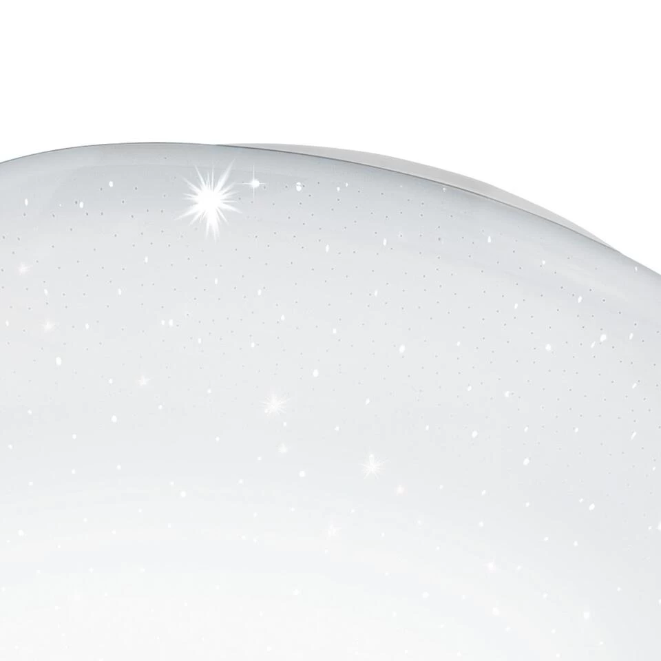 EGLO Sileras - LED plafondlamp - Ø45 cm - wit met kristal 4 EGLO Sileras - LED plafondlamp - Ø45 cm - wit met kristal - Afbeelding 2