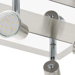 EGLO Rottelo - Plafondspots - 4 Lichts - Nikkel-Mat, Chroom 7 EGLO Rottelo - Plafondspots - 4 Lichts - Nikkel-Mat, Chroom -Beroemde Verlichtings Winkel 1000072178 0101