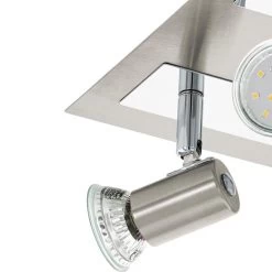 EGLO Rottelo - Plafondspots - 4 Lichts - Nikkel-Mat, Chroom 8 EGLO Rottelo - Plafondspots - 4 Lichts - Nikkel-Mat, Chroom -Beroemde Verlichtings Winkel 1000072178 0102