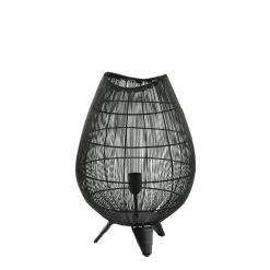 Tafellamp Yumi - Zwart - Ø32cm