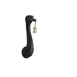Wandlamp Ostrich - Zwart - 18x15.5x57.5cm
