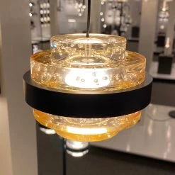 Highlight Hanglamp Dynasty - 3 Lichts - 26 X150 Cm - Amber Zwart -Beroemde Verlichtings Winkel 1000072949 0103