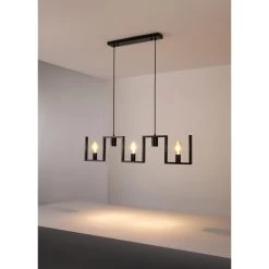 Ylumen Hanglamp Row - 5 Lichts - 112 X150 Cm - Zwart -Beroemde Verlichtings Winkel 1000072962 0103