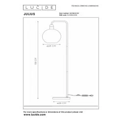Lucide JULIUS Vloerlamp - Opaal -Beroemde Verlichtings Winkel 1000073848 0103