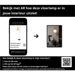 Lucide JULIUS Vloerlamp - Opaal -Beroemde Verlichtings Winkel 1000073848 0115