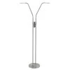 Highlight Vloerlamp Rodeo - 2 Lichts - 50 X130 Cm - Mat Chroom -Beroemde Verlichtings Winkel 1000073857
