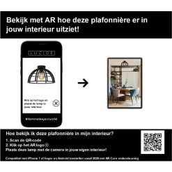 Lucide DIKRA Plafonnière - Zwart -Beroemde Verlichtings Winkel 1000073864 0115