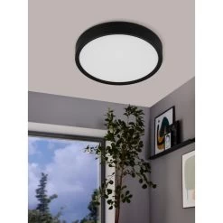 EGLO Musurita Plafondlamp - LED - Ø 34 cm - Zwart/Wit -Beroemde Verlichtings Winkel 1000076760 0104