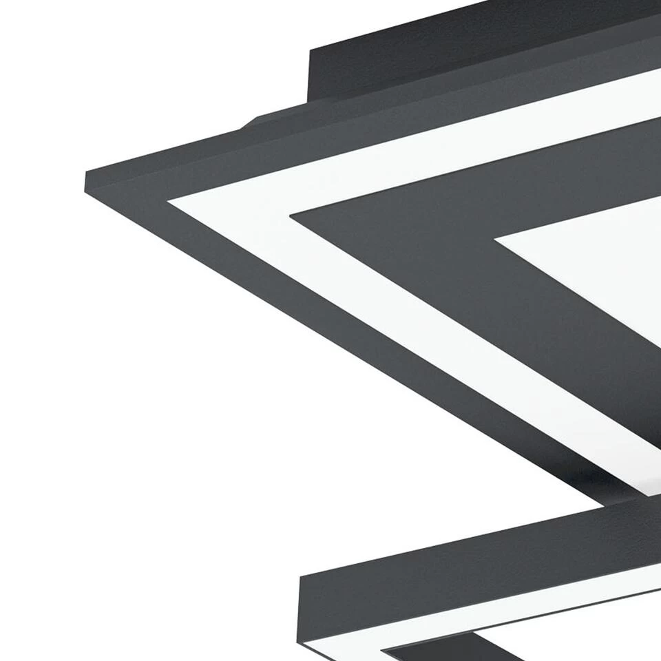 EGLO connect.z Savatarila-Z Smart Plafondlamp - 45 cm - Zwart - RGB 4 EGLO connect.z Savatarila-Z Smart Plafondlamp - 45 cm - Zwart - RGB - Afbeelding 2