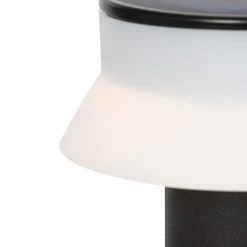 QAZQA Staande Buitenlamp Zwart Incl. LED En Dimmer IP55 Solar - Felice -Beroemde Verlichtings Winkel 1000080976 0103