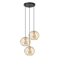 Lucide DANZA Hanglamp - Mat Goud / Messing -Beroemde Verlichtings Winkel 1000082440 0101