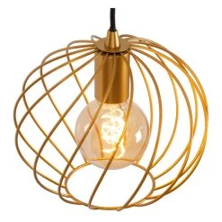 Lucide DANZA Hanglamp - Mat Goud / Messing -Beroemde Verlichtings Winkel 1000082440 0103