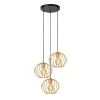 Lucide DANZA Hanglamp - Mat Goud / Messing -Beroemde Verlichtings Winkel 1000082440