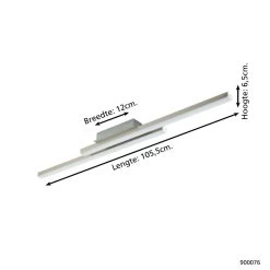 EGLO connect.z Fraioli-Z Smart Plafondlamp - 105,5 cm - Grijs - RGB 9 EGLO connect.z Fraioli-Z Smart Plafondlamp - 105,5 cm - Grijs - RGB -Beroemde Verlichtings Winkel 1000084268 0103