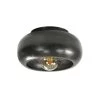 Zwarte Plafondlamp Skyler Rond Ø34 Cm - 34x35x18 Cm - Metaal - Zwart -Beroemde Verlichtings Winkel 1000084487