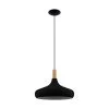 EGLO Sabinar Hanglamp - E27 - Ø 40 Cm - Zwart/Bruin -Beroemde Verlichtings Winkel 1000085376