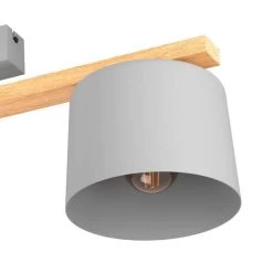 EGLO Mariel Plafondlamp - E27 - 91 Cm - Bruin -Beroemde Verlichtings Winkel 1000085396 0102