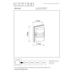 Lucide PRIVAS Wandlamp - Wit 9 Lucide PRIVAS Wandlamp - Wit -Beroemde Verlichtings Winkel 1000086043 0103
