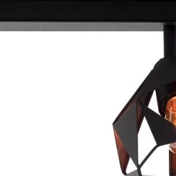 EGLO Carlton 7 Spot - E27 - 42 Cm - Zwart/Koper - Staal -Beroemde Verlichtings Winkel 1000090421 0102