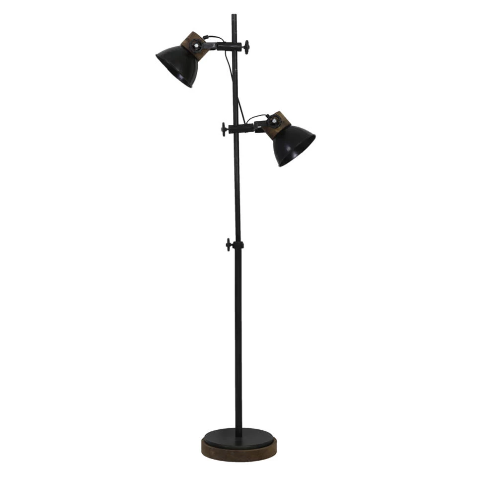 Light & Living - Vloerlamp JODY - 40x30x165cm - Zwart 4 Light & Living - Vloerlamp JODY - 40x30x165cm - Zwart - Afbeelding 2