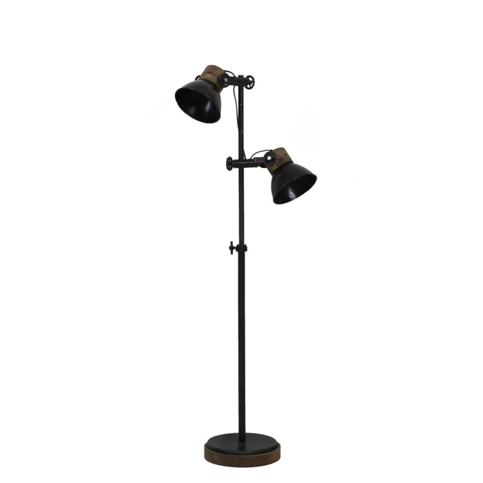 Light & Living - Vloerlamp JODY - 40x30x165cm - Zwart 5 Light & Living - Vloerlamp JODY - 40x30x165cm - Zwart - Afbeelding 3