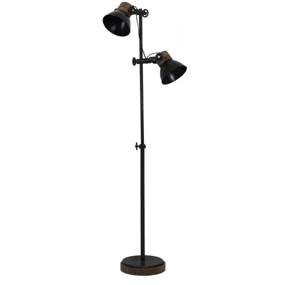 Light & Living - Vloerlamp JODY - 40x30x165cm - Zwart 6 Light & Living - Vloerlamp JODY - 40x30x165cm - Zwart - Afbeelding 4
