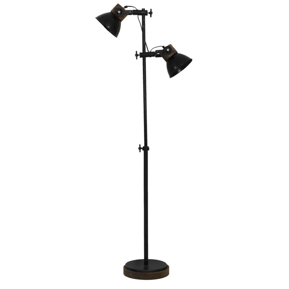 Light & Living - Vloerlamp JODY - 40x30x165cm - Zwart 3 Light & Living - Vloerlamp JODY - 40x30x165cm - Zwart