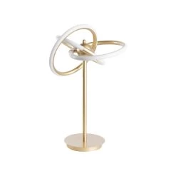 Beliani Tafellamp AKAN - Goud Ijzer