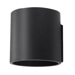 Sollux Wandlamp Orbis - 1 Lichts - 12 X10 Cm - Zwart