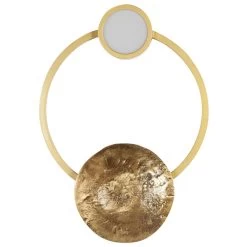 Beliani Muurlamp PONUGA - Goud Metaal