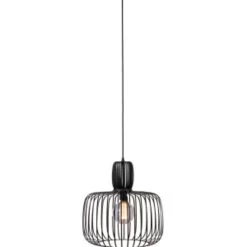 Hoyz Collection - Hanglamp - 1-lichts - 55x55x160 - Zwart