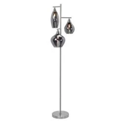 Highlight Vloerlamp Cambio - 3 Lichts - 160 Cm - Mat Chroom