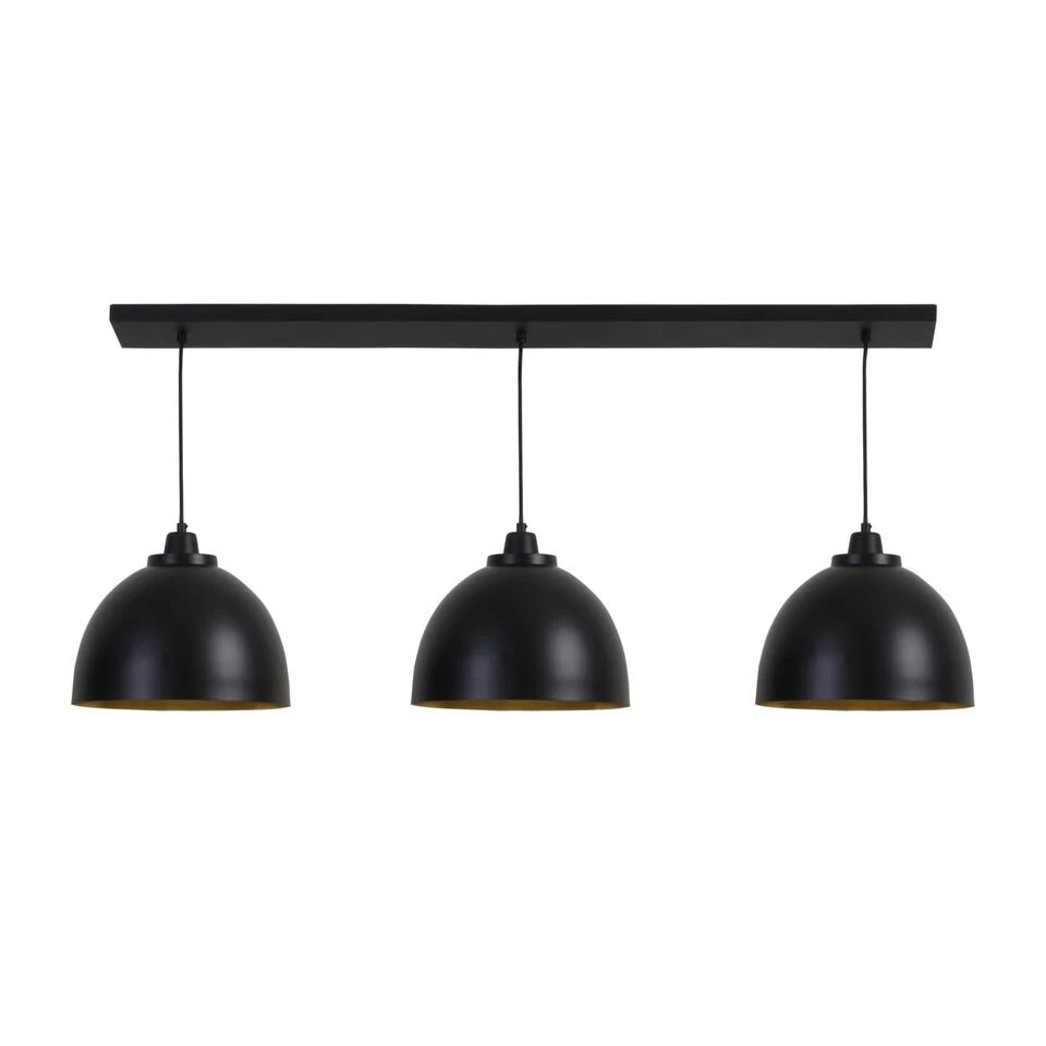 Hanglamp Kylie - Zwart/Goud - 3L 6 Hanglamp Kylie - Zwart/Goud - 3L - Afbeelding 4