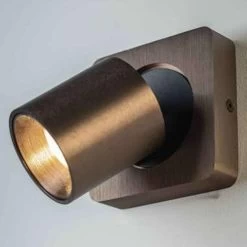 Artdelight Spot Laguna 1 Lichts - 10 X 10 Cm - Mat Brons -Beroemde Verlichtings Winkel 1530089678 0102