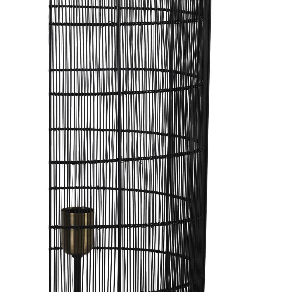 Vloerlamp GRUARO - Mat Zwart-Antiek-brons - L 6 Vloerlamp GRUARO - Mat Zwart-Antiek-brons - L - Afbeelding 4