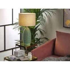 Beliani Bedlamp OHIO - Grijs Keramiek -Beroemde Verlichtings Winkel 1664226960 0103