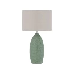 Beliani Bedlamp OHIO - Grijs Keramiek