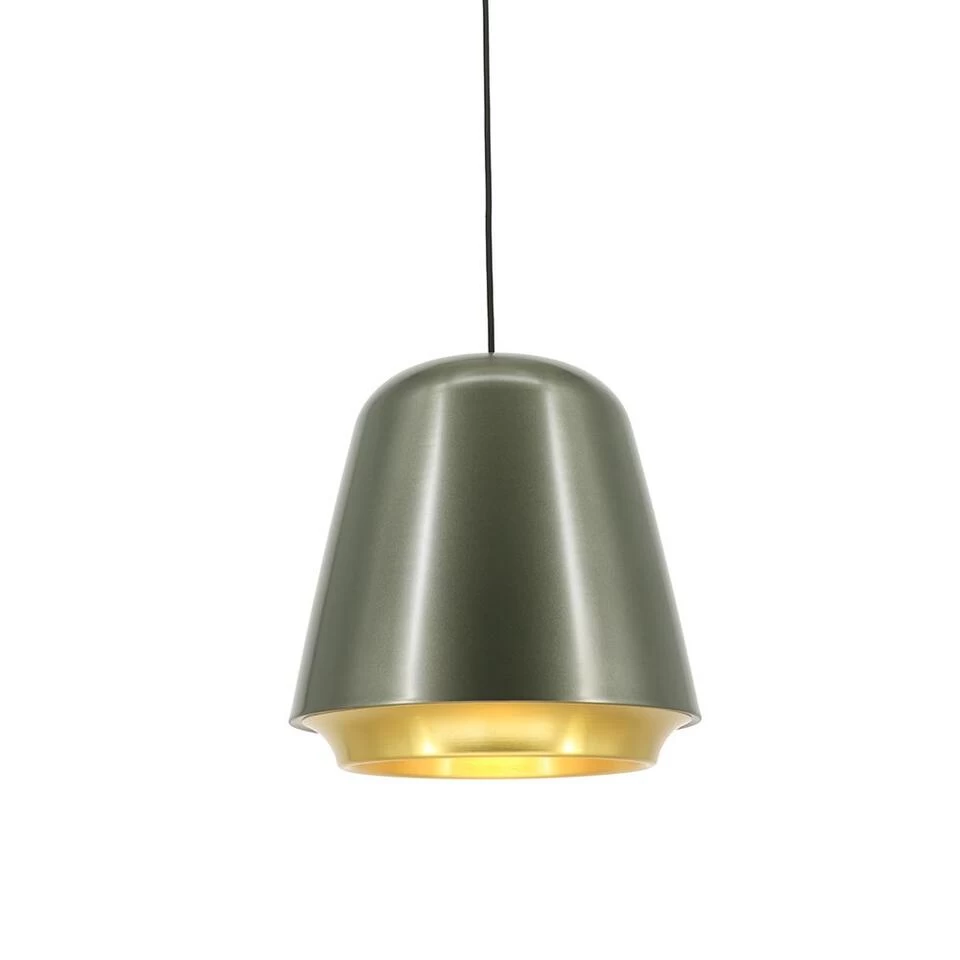 Artdelight Hanglamp Santiago - Ø 35 Cm - Mat Chroom-goud 3 Artdelight Hanglamp Santiago - Ø 35 Cm - Mat Chroom-goud