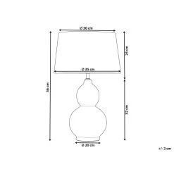 Beliani Tafellamp YENISEI - Grijs Keramiek 8 Beliani Tafellamp YENISEI - Grijs Keramiek -Beroemde Verlichtings Winkel 1b90b12f1eb242a5ab4430f182947652