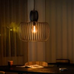 Hoyz Collection - Hanglamp - 1-lichts - 55x55x160 - Zwart -Beroemde Verlichtings Winkel 5beccd81aeb44dae9fda3f54ce29c433