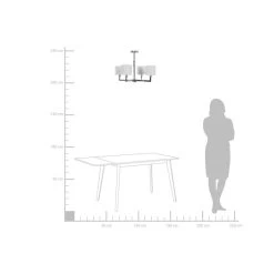 Beliani Hanglamp SHAPKINA - Wit Polyester -Beroemde Verlichtings Winkel 5f13e6b6e2594a7dae80133bff16ef11