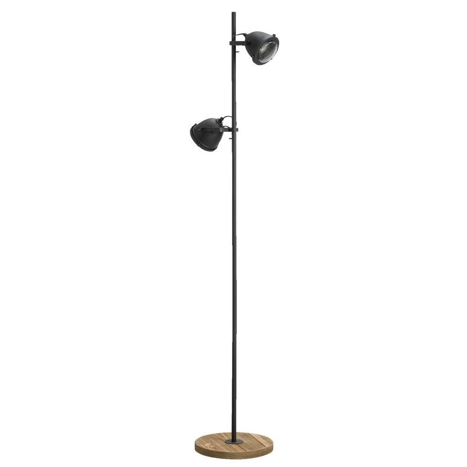Vloerlamp Siem - Zwart - Ø28x153 Cm 4 Vloerlamp Siem - Zwart - Ø28x153 Cm - Afbeelding 2