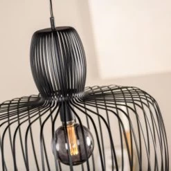 Hoyz Collection - Hanglamp - 1-lichts - 55x55x160 - Zwart -Beroemde Verlichtings Winkel 61b189c3ee51438986cf6efbbebe1ec4