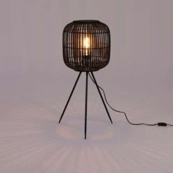 Mica Decorations Figo Vloerlamp H76,5 Cm Zwart -Beroemde Verlichtings Winkel 71913a8adb074ee1b9269e45349edc4d